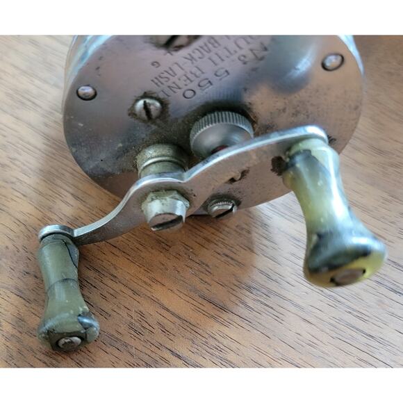 Vintage South Bend No. 550 Anti-Back Lash - Model G Fishing Reel - Made in USA - Picture 7 of 11